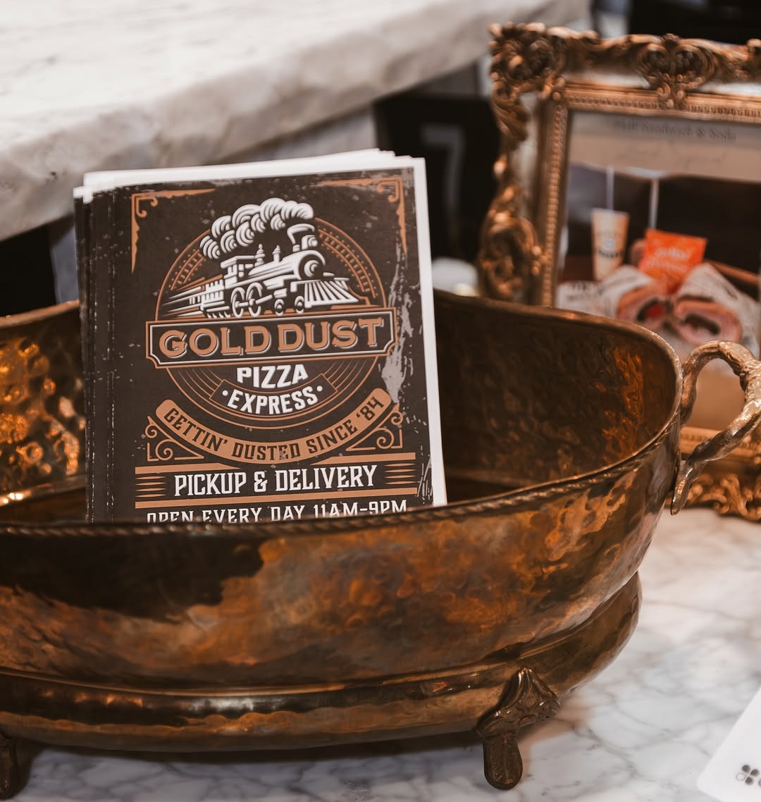 Gold Dust Pizza menu