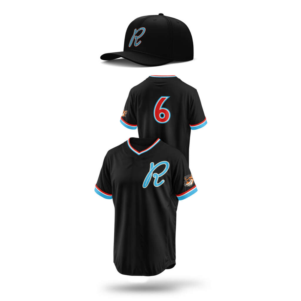 Modesto Roadsters alternate jersey and cap