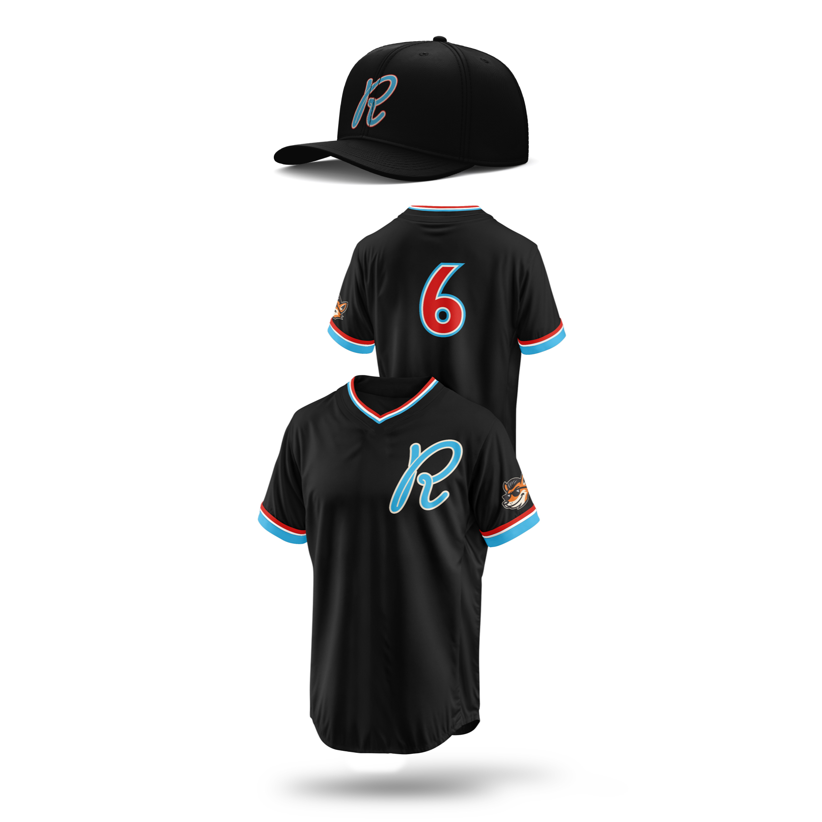 Modesto Roadsters alternate jersey and cap
