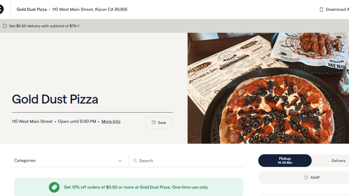 Case Study: Revolutionizing Online Orders – Gold Dust Pizza’s ChowNow Integration
