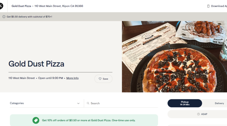 Case Study: Revolutionizing Online Orders – Gold Dust Pizza’s ChowNow Integration